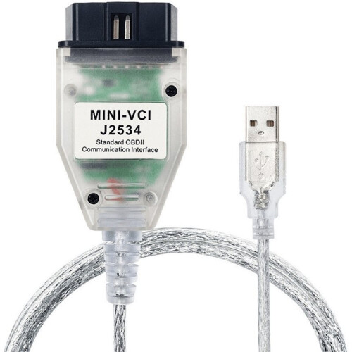 J2534 Cable V18.00.008 Latest Version Fit for TIS Techstream,OBD2 Connector Scanner Adapter Programming Diagnostic Cable