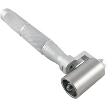 Rouleau à Joints en Acier Inoxydable de 1,57 Po pour la Pose de Papier Peint - Outil de Pose de Papier Peint - Rouleau Plat pour Joints - Outil de