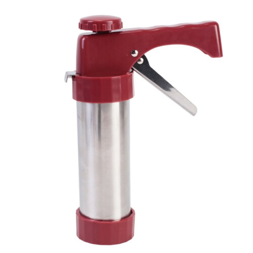 Cookie Press Set with 13 Cookie Pattern Discs and 8 Icing Nozzles, Bringing You Joyful Baking Experience 1