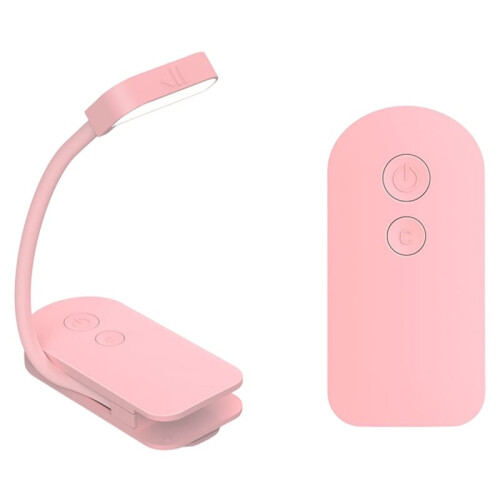LED Clip- Reading Light - Adjustable, Portable & USB Rechargeable Book Light for Night Reading, Study, Bedside Black 1