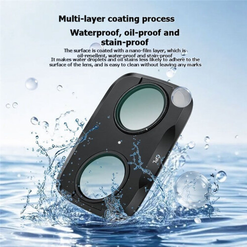 Camera Filter for  Pocket 4Pro UV Protection Lens CPL Polarizing Lens 1/4 Black Soft Filter,Filter Set