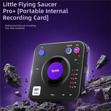 Synido Live Dock A20 Pro Portable USB-C Audio Interface for Guitar & DJ Recording 24bit/96kHz, 100dB SNR, Real- LED Signal