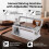 Leather Strap Cutter Machine, 80mm Adjustable Leather Cutting Tool with Scale Ruler, Strip Cutting Machine for Belts 1