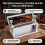 Leather Strap Cutter Machine, 80mm Adjustable Leather Cutting Tool with Scale Ruler, Strip Cutting Machine for Belts 1