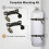 Support Mural pour Bouteille de Propane, Sangles à Cliquet, Support Mural Robuste pour Bouteille de Gaz 5