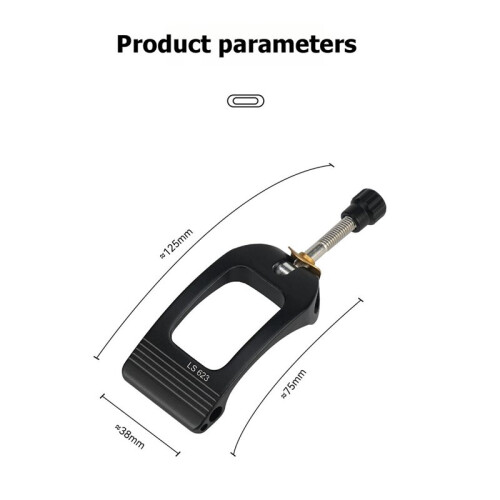 Collier de Serrage Vertical pour Tube de Direction de Vélo Pliant pour Dahon P8 Fnhon Tern Argent