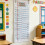 32-Pocket Pencil Organizer Holder - Wall Mountable Classroom Chart for Efficient Desk & Supply Management 2