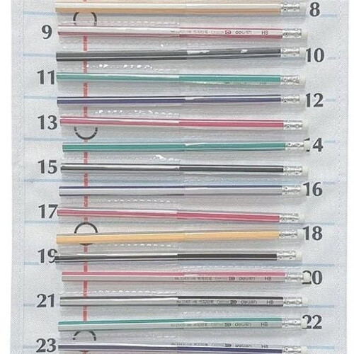 32-Pocket Pencil Organizer Holder - Wall Mountable Classroom Chart for Efficient Desk & Supply Management 2