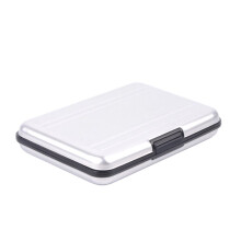 Memory Card Holder Protector Portable Small Plastic Memory Card Storage Box Organizer Accessories for SDXC White