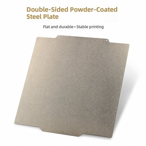 For Flashforge Creator 5 Creator 5 PRO Build Plate Double Sided Textured PEI Spring Steel Sheet Heat Bed, 2PCS