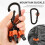 Socket Holder Keychain 5pc - 1/4" Socket Organizer with Quick Release and Clip - Impact Wrench and Toolbox Accessories 5