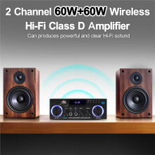 Audio Amplifier AK50 800W 2.0 Channel HiFi Digital Stereo Sound Amplifier Supports 110V-240V Home Car EU Plug