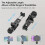 Universal Phone Support with Cold Shoe Mount, Smartphone Holder Adapter Support Free Adjustment Joints, Tripod Mount 8