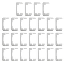 25 Pcs Wall Plate Spacers, Electrical Outlet Spacers for Wall Outlets, Electrical Box Spacers for Recessed Boxes
