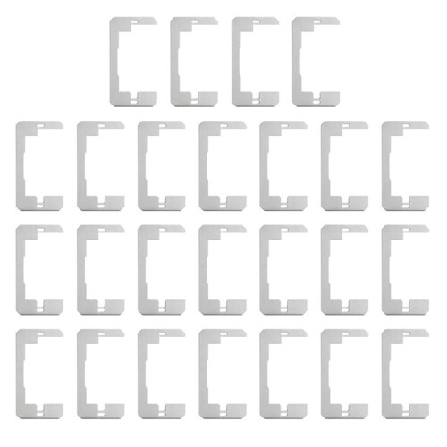 25 Pcs Wall Plate Spacers, Electrical Outlet Spacers for Wall  Outlets, Electrical Box Spacers for Recessed Boxes