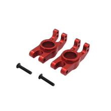 Kit de Mise à Niveau de Roue Arrière pour Voiture RC pour MJX 1/16 16213 16218 16207 - Accessoires de Mise à Niveau pour Voiture RC - Rouge