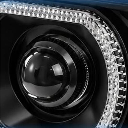 Faróis Quadrados de LED de 7 Polegadas para Carro, Faróis Dianteiros de Duas Cores Amarelo e Branco para   2026 1
