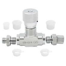 STB-G3/8 L08 Dubbelriktad Hydraulisk Flödesreglerventil med Tvåsidiga Anslutningar för 1-2 Tons Minigrävmaskin Hydraulisk