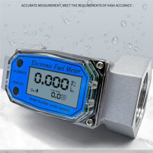 3/4 Inch Digitale Watermeter, Binnendraad NPT, Inline Debietmeter, Turbine Debietmeter, Brandstof Debietmeter