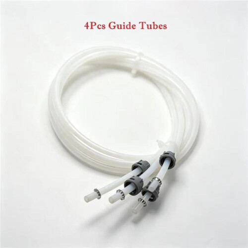 4Pcs/Set Filament Guide Tubes ( with Outlet Collets ) for Flashforge Creator 5 / Creator 5 Pro 3D Printer Parts