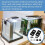Aquarium Filter Media Set for Fluval SPEC,EVO Betta Flex Desktop Aquarium,Fish Tank Accessories Includes 2 Carbon Filter 4