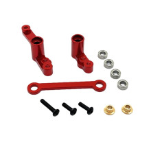 RC Car Upgrade Steering Assembly Kit for MJX 1/16 16212 16213 16218 RC Car Upgrade Accessories Red