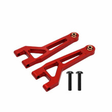 Kit de Bras de Suspension Supérieur Avant pour Voiture RC pour MJX 1/16 16212 16213 16218 - Accessoires de Mise à Niveau - Rouge