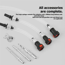 1.5L Manual Fluid Extractor Pump Dual-Use Oil Extraction and Filling Tool for Car Motorcycle Garage Maintenance
