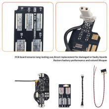 BMS Battery Protection Circuit Board with Connecting Cables - Replacement Part for FIMI 4K and 1080P Aerial Drones