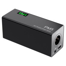 M5 (GEN 2) 48V Phantom Power Supply for Microphone with All Condenser Microphones Requiring 48V Phantom Power Supply