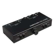 LYNEPAUAIO Audio Signal Selection Switcher 2 in 2 Out XLR Interface Audio Switcher Fully Balanced Passive Preamplifier