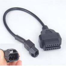 3 to 16 Pin Motorcycles OBD Adaptors OBD2 Diagnostic Cable Extension Connectors for KYMCO Motorcycles Accessories