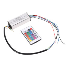 100W AC85-265V RGB LED Driver Waterproof IR Remote RGB LED Driver with Remote DC27-38V Power for RGB LED Beads
