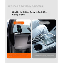 Caricabatterie OBD per Auto per Model High 3/Y/YL, Doppia Interfaccia per Driver Principale A Ricarica Rapida, Ricarica Nascosta In Auto.