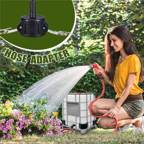 Adaptador de Drenagem para Mangueira de Jardim de 2 Polegadas com Conexão Camlock para Mangueira de Jardim de 1,5 Polegadas 2
