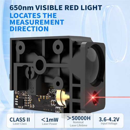 120m Laser Ranging Module,Infrared Ranging Sensor Module,TTL-UART Serial Communication,Error-Feedback,Industrial Ranging 2