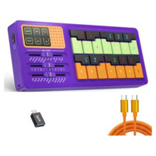 SYNIDO Music Keyboard (Dry Battery Version) Scale Pocket, Portable Music Keyboard