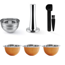 Reusable Coffee Capsule Just for Vertuoline Next Coffee Machine Stainless Steel Coffee Fliter Pods for Vertuo Next