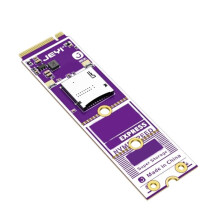 JEYI M.2 NVMe Key-M to for MicroSD Reader Converter Card Supports to 2TB TF Card Extension for PC Laptop
