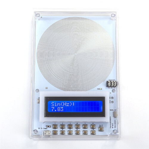 0.1-99999Hz Schumann Wave Generator with External Antenna Board Adjustable Frequency Generator Frequency Healing Device 2