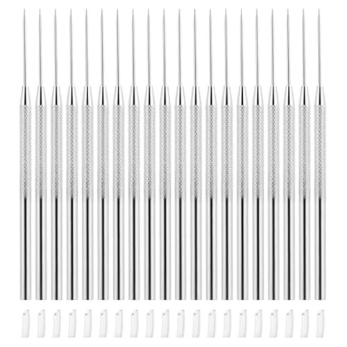 20 Pcs Clay Sculpting Tools Set - Metal Ceramic Needle Modeling Carving Pottery Tools for Detailed Sculpture Projects