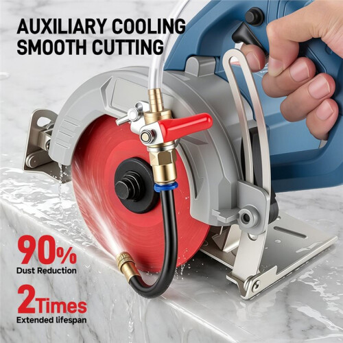 2 Mode Angle Grinder Misting System Dust Removal Water Sprayer Flexible Coolant Attachment for Tile Marble Stone Cutting 2