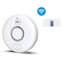 Water Leak Detector & Overflow - Wireless Sensor with Remote APP Notifications for Home Security