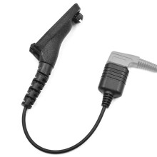 Adattatore Audio per Radio  DP4400/ DP4600/ DP4800/ DP4601 con Connettore per Auricolari A 2 Pin di Tipo K.