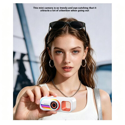 Thumb Camera Keychain (Scrolling Effect + Multi-Mode Filter Effects + 1080P + OTG) Take Photos Videos Portable Yellow 2