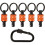 Socket Holder Keychain 5pc - 1/4" Socket Organizer with Quick Release and Clip - Impact Wrench and Toolbox Accessories 8