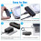 Adaptador USB 3.0 para , Compatível com Discos Rígidos Externos de 2,5/3,5 Polegadas (HDD/SSD) e Unidades Ópticas - Plugue Americano 6