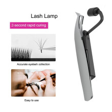 Lash Tweezers Lamp,1W LED Portable Bendable Hose Design with 180 Rotation Adjustment for Eyelash Extension Red EU Plug