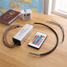 100W AC85-265V RGB LED Driver Waterproof IR Remote RGB LED Driver with Remote DC27-38V Power for RGB LED Beads