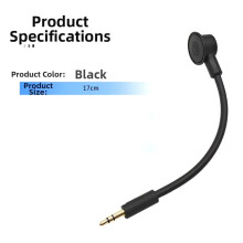 3,5 mm Tyst Mikrofon för INZONE H6 Spelheadset för Kristallklart Ljud, Utbytesmikrofon för Hörlurar